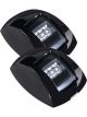 Narva 1 Nautical Mile LED Port & Starboard Lamps Black w/ Lenses 9-33V