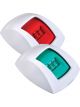 Narva 1 Nautical Mile LED Port & Starboard Lamps White w Lenses 9-33V