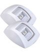 Narva 1 Nautical Mile LED Port & Starboard Lamps White w/ Lenses 9-33V
