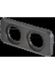 Narva Twin Blank Flush Mount Housing Black