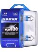 Narva H4 12V 60/55W Platinum Plus 130 Halogen Headlight Globes Pack 2