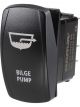 Narva Off/On LED Illuminated Sealed Rocker Switch Bilge Pump Blue