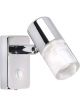 Narva 10-30 Volt Chrome Interior Lamp Dimming With Switch 3200K