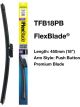 Tridon Wiper Tridon FlexBlade Push Button 450mm 18In