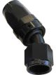 Aeroflow 100 Series Taper 30 Degree Hose End -6AN Black