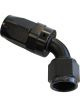 Aeroflow 100 Series Taper 60 Degree Hose End -6AN Black