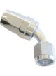 Aeroflow 100 Series Taper 60 Degree Hose End -8AN Silver