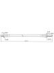 IBS Brake Hose 661mm