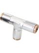 Aeroflow 3/16 Inch Nylon Quick Release Tee Fitting Silver