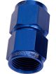 Aeroflow Straight Female Swivel Coupler -6AN Blue