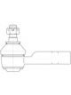 IBS Tie Rod End Right Fits Mazda 626 929