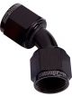 Aeroflow 45 Degree Female Swivel Coupler -12AN Black