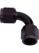 Aeroflow 90 Degree Female Swivel Coupler -12AN Black