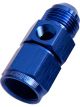 Aeroflow Straight -3AN Female to Male With 1/8 Inch Port Blue