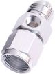 Aeroflow Straight -3AN Female to Male With 1/8 Inch Port Silver