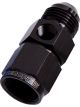 Aeroflow Straight Female to Male With 1/8 Inch Port -6AN Black