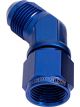 Aeroflow 45 Degree Female/Male Flare Swivel -10AN Blue