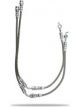 Hulk 4x4 Braided Brake Hose Kit For Mitsubishi Triton MN, MQ