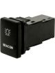 Hulk 4x4 Switch Push Button On / Off 12 Volt Beacon Green Illumination