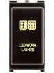 Hulk 4x4 Switch Push Button On / Off Oe Replacement 12V Work Light