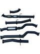 Hulk 4x4 Stainless Steel Exhaust Kit For Hilux 150 Ser 3.0TD 1KD 05-15