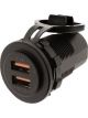 Hulk 4x4 Dual Usb Socket Port A- 5V 2.4A Port B- Qc3.0 3.6-12V 18W