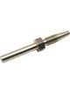 Alemlube 8.3 30mm Straight Stainless Steel Hose End Stud 