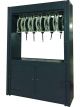 Alemlube Hose Reel Gantry and Storage Cabinet 6 Hose Reels 