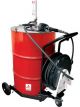 Alemlube Mobile Oil Transfer Kit with 8m Hose Reel Meter and Trolley