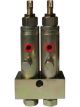 Alemlube Beka BL-1 Series Two Stage Grease Injector Manifold 