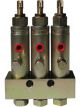 Alemlube Beka BL-1 Series Three Stage Grease Injector Manifold 