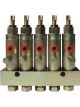 Alemlube Beka BL-1 Series Five Stage Grease Injector Manifold 