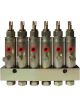 Alemlube Beka BL-1 Series Six Stage Grease Injector Manifold 