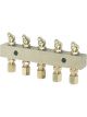 Alemlube Header Block 5 Outlets Comes with 6mm Fittings & Grease Nipples 