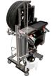 Alemlube Express Service Maintenance Trolley. Stainless Steel Rollers 