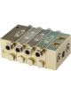 Alemlube Divider Valve Assembled 8 outlets (4 section)