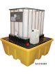 Alemlube Single IBC Spill Container. Sump Capacity of 1,180 Litres