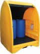 Alemlube Spill Container 4 Drum Spillshak Holds 4 x 205 Litre Drums 