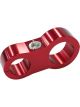 Aeroflow Stepped Billet Dual Hose Separator -6 & -10 Red