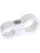 Aeroflow Stepped Billet Dual Hose Separator -6 & -10 Silver