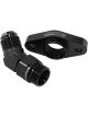 Aeroflow Turbo Drain Adapter -10AN 45 Degree 51mm Hole Centres