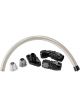 Aeroflow Universal Turbo Oil Drain Kit w/ 38mm Bolt Center Adapter -10AN
