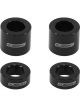 Aeroflow Billet Bolt Spacers M10 Silver 3/8 Pack of 4