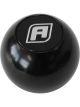 Aeroflow Billet Round Gear Knob Black Shift Shifter Ball 1/2