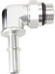 Aeroflow Push-On EFI Fuel Fittings - Silver 7.93mm, 90 (5/16)