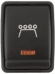 Hulk 4x4 Push Button Switch On/Off with Roof Light Text and Logo
