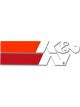 K&N Decal; Die Cut Sticker Small, 1-1/4