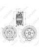 GMB Premium Timing Belt Tensioner Pulley