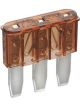 Narva 7 Amp Brown Micro 3 Blade Fuse Pack of 25