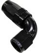 Aeroflow 150 Taper Full Flow Swivel 90 Degree Hose End -4AN Black